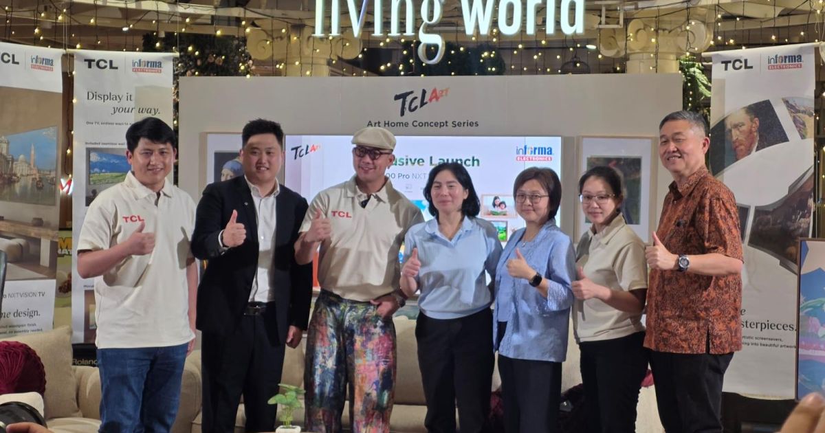 Peluncuran TCL A400 Pro NXT VISION TV dengan teknologi QD-Mini LED dan desain artistik. [Foto: ist]