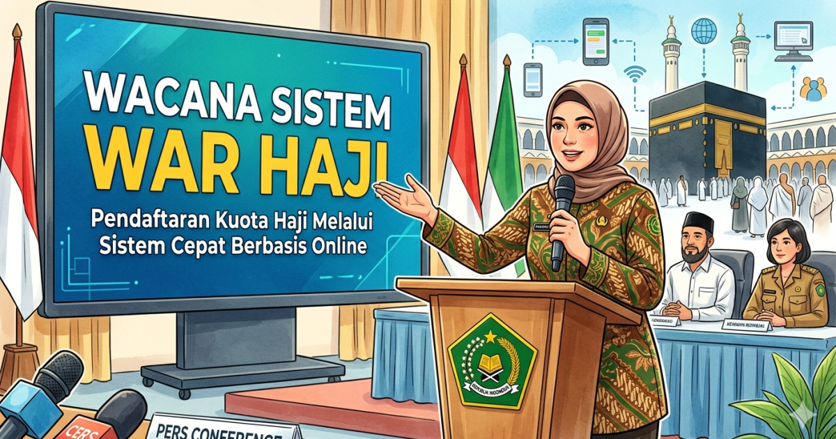 Pemerintah Wacanakan WAR Tiket Haji