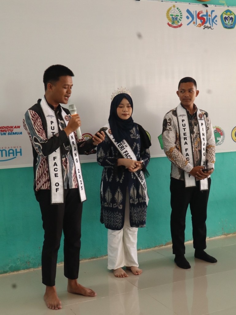 Asah Kepercayaan Diri, Siswa SMAN 8 Pinrang Antusias Ikuti Sosialisasi Face of Pinrang