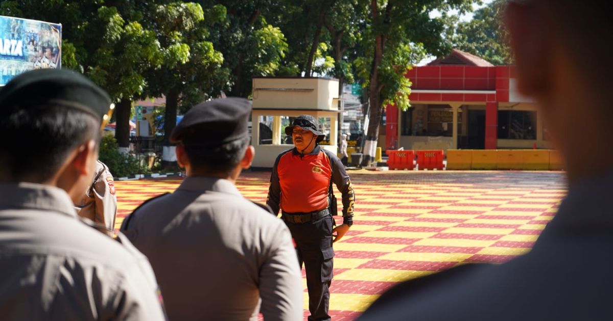 Jelang May Day 2026, Polres Purwakarta Gelar Latihan Dalmas Gabungan
