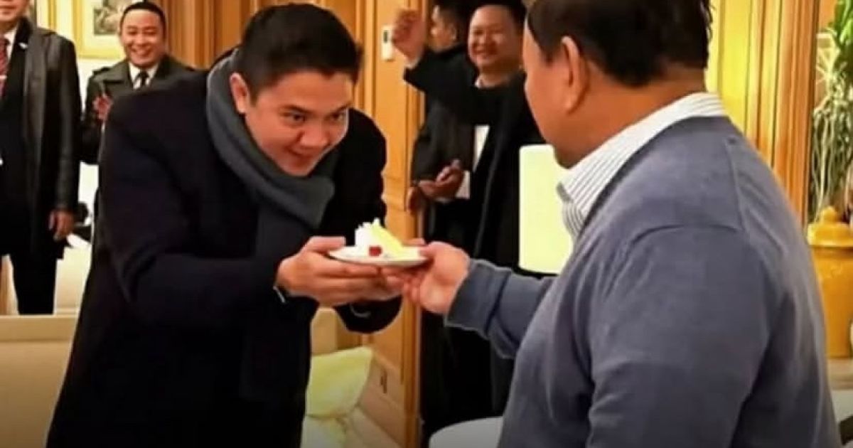 Ultah Seskab Teddy/Tangkap layar video