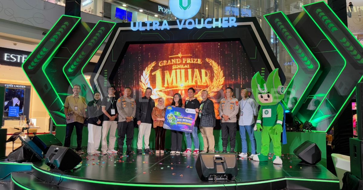 Ultra Voucher resmi menutup program UVGC Raffle dengan memberikan hadiah utama Rp1 miliar. [Foto: ist]
