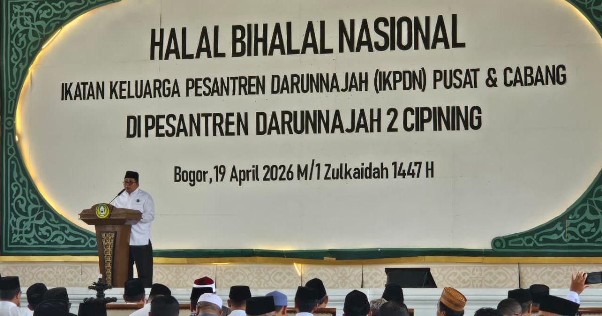 Halal Bihalal Nasional yang diselenggarakan oleh Ikatan Keluarga Pesantren Darunnajah (IKPDN) di Pesantren Darunnajah 2 Cipining, Bogor