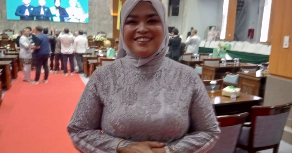 Anggota DPRD Kabupaten Bandung dari Fraksi Demokrat, Venny Noveni di Kegiatan Paripurna HUT ke 385 Senin 20/4/2026