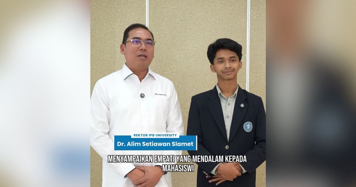 Rektor IPB University Sampaikan Empati dan Tegaskan Komitmen Kampus Aman dari Kekerasan Seksual