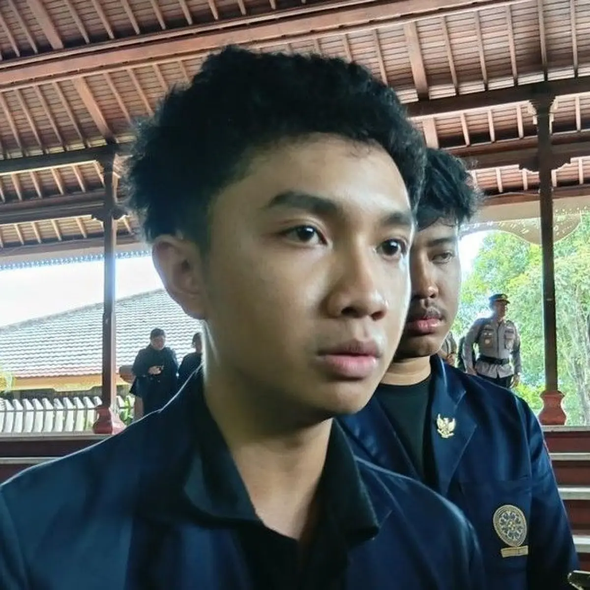 Ketua BEM Universitas Udayana (Unud), I Gusti Ngurah Oka Paramahamsa. (Foto: Hani Sofia/detikBali)