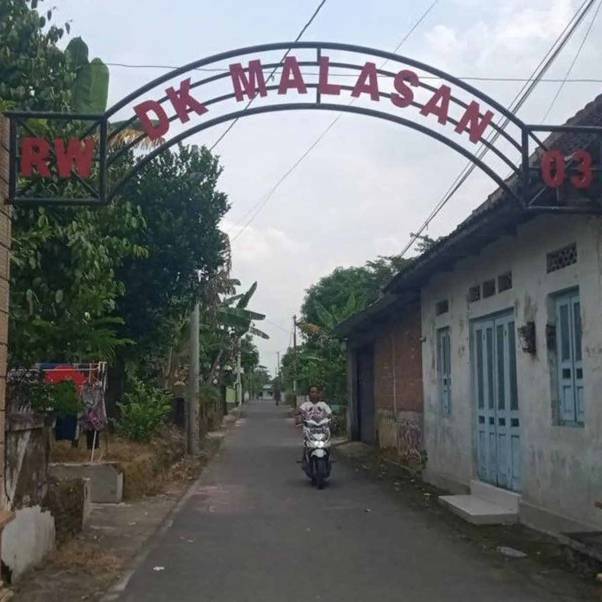 Suasana Dukuh Malasan, Desa Ketitang, Kecamatan Juwiring, Klaten, rabu (22/4/2026). (Foto: Achmad Husein Syauqi/detikJateng)