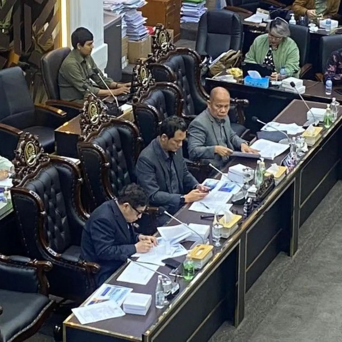 Rapat di Badan Legislasi DPR RI, Senayan, Jakarta. Foto: (Dwi Rahmawati/detikcom).