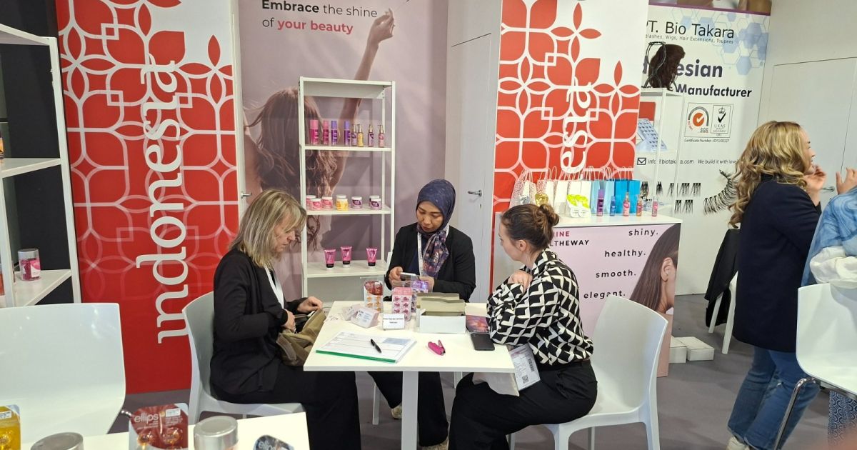 ajang Cosmoprof Worldwide Bologna 2026 yang berlangsung pada 26–29 Maret 2026 di BolognaFiere Exhibition Centre, Bologna, Italia.(Lek).