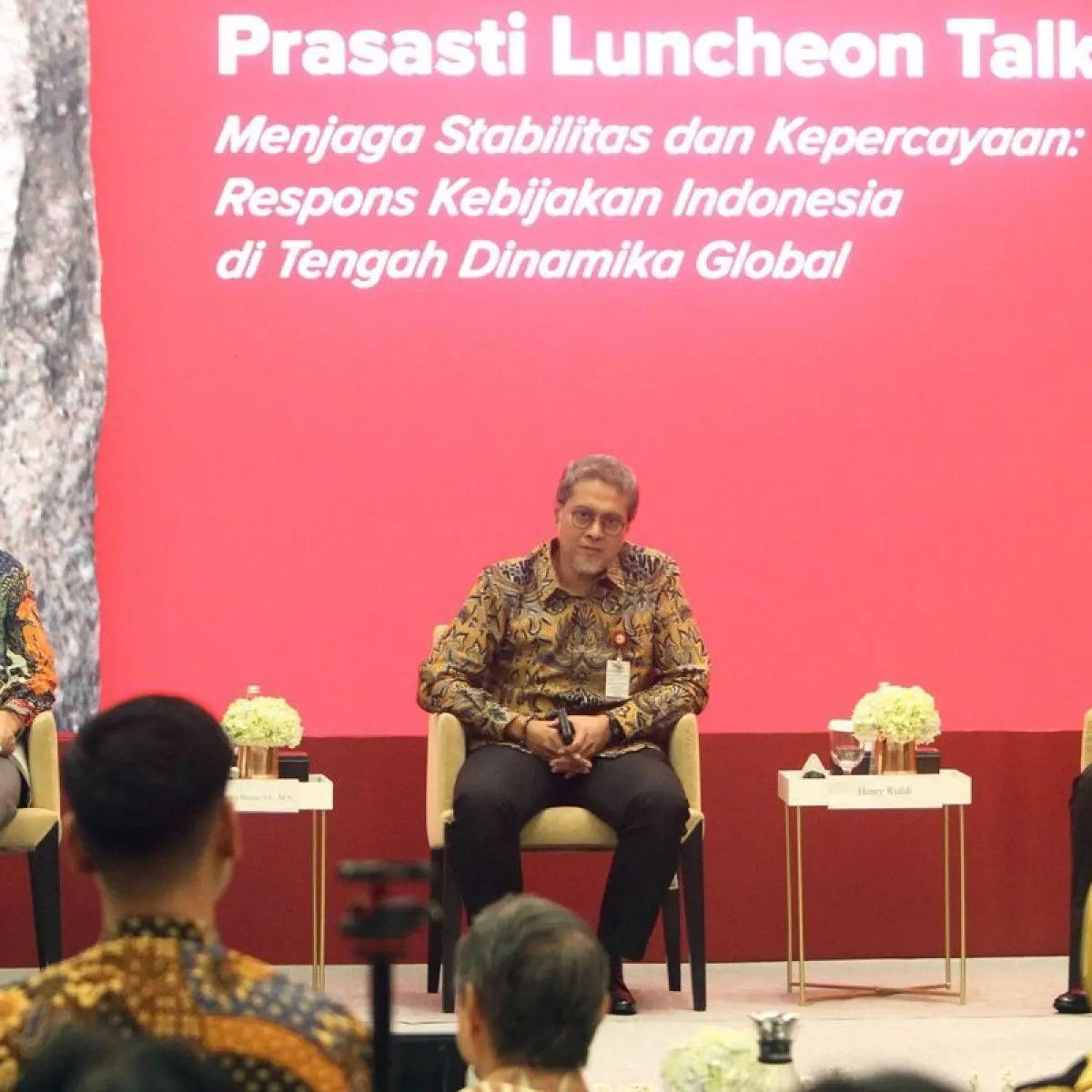 Deputi Bidang Perencanaan Makro Pembangunan Bappenas, Eka Chandra Buana, saat Prasasti Luncheon Talk, di Jakarta, Rabu (22/4/2026)(DOKUMENTASI PRASASTI)