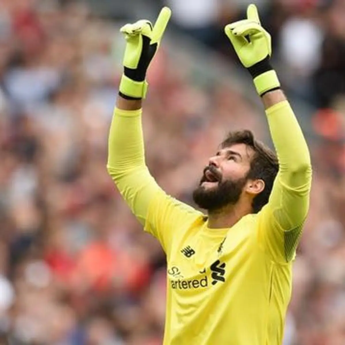 Kiper Liverpool, Alisson Becker. (AFP/Oli Scarff)