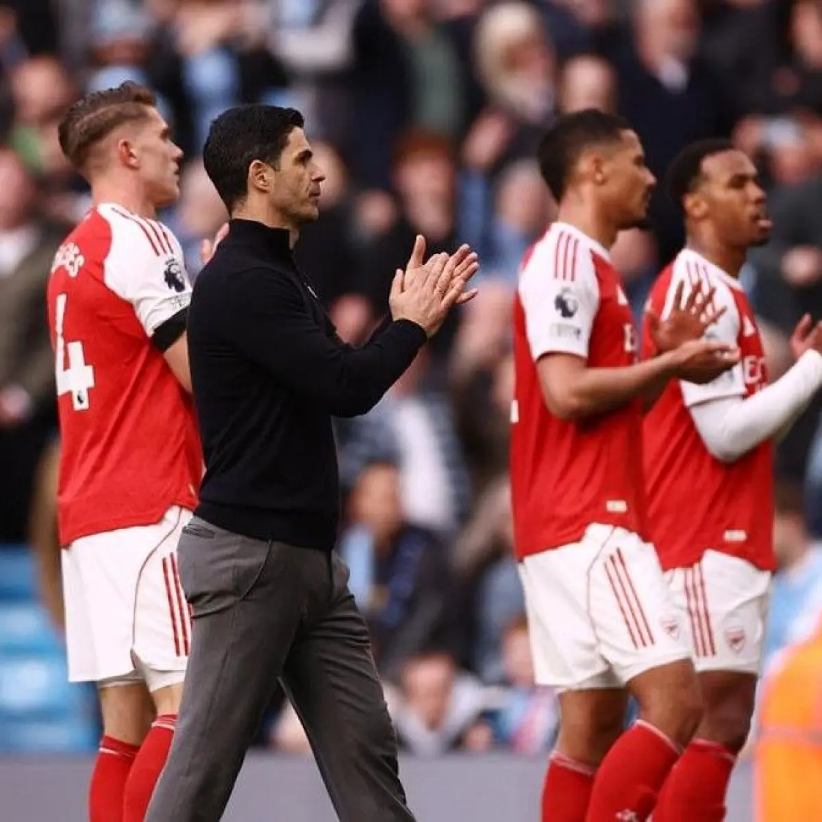 Arsenal hobi lama puncaki klasemen Liga Inggris tapi gagal juara. (Action Images via Reuters/Lee Smith)