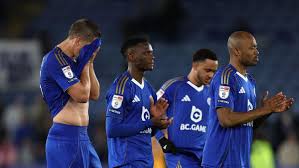 Leicester City degradasi ke League One. (Getty Images/Michael Regan)