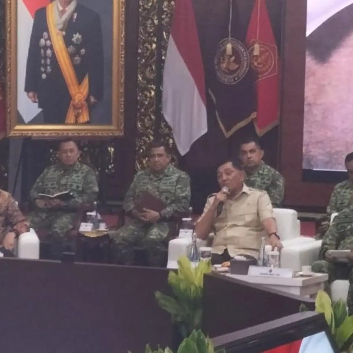 Foto: Silaturahmi Menhan dengan para purnawirawan TNI (dok. Istimewa)