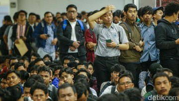 Ilustrasi Pencari Kerja / Foto: Rifkianto Nugroho/detikcom