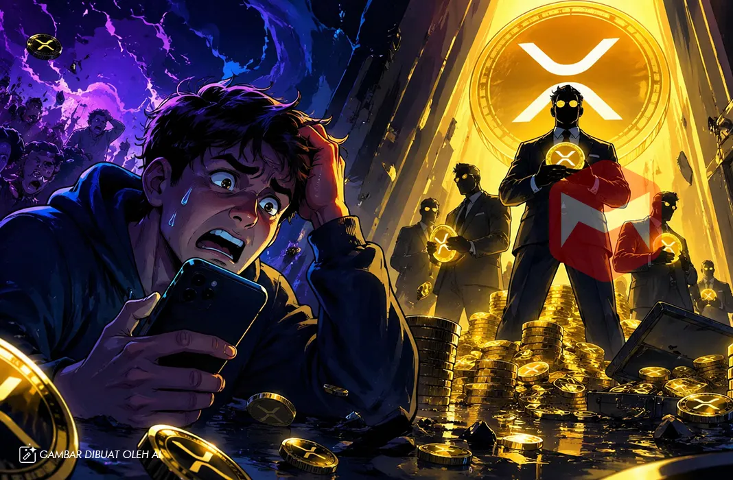 Ilustrasi: Kontradiksi Pasar XRP: Sentimen Derivatif Lesu, Data On-Chain Justru Tunjukkan Sinyal Menarik