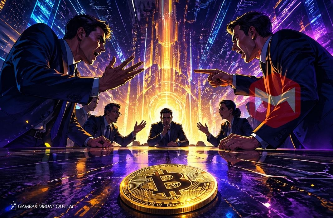 Ilustrasi: Kontroversi Baru Mengemuka: Komunitas Bitcoin Hadapi Potensi Perpecahan Kedua Pasca-BCH Melalui Rencana Hard Fork eCash
