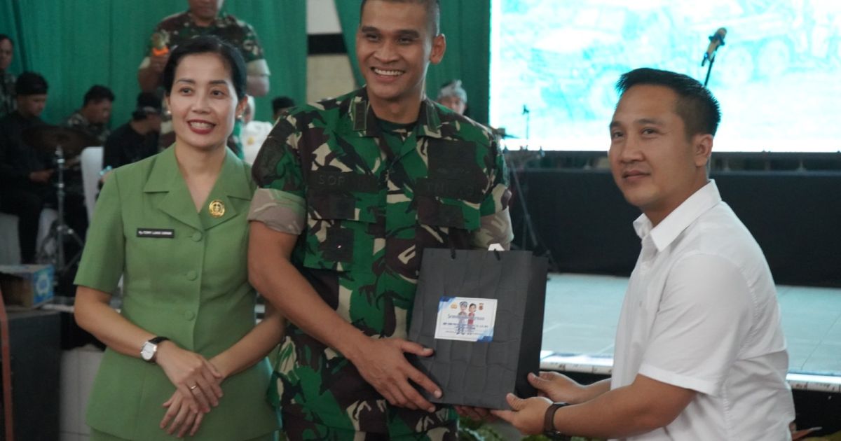 Pisah sambut Danmenarmed 1 Sthira Yudha di Purwakarta jadi momentum memperkuat sinergitas TNI-Polri dan Forkopimda.(Mustafa Kamal).