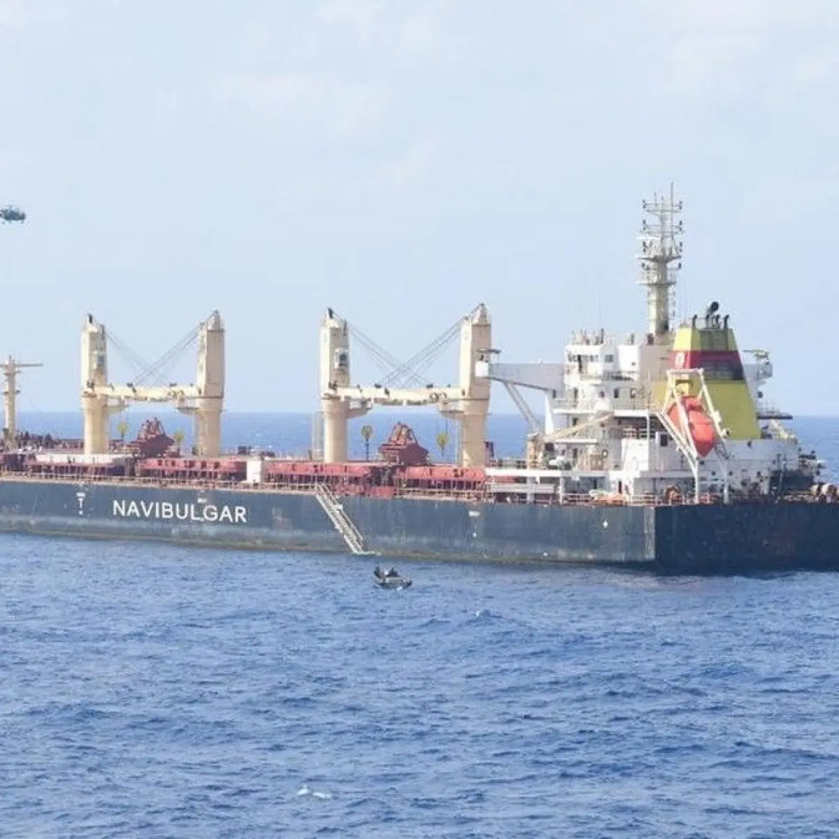 Ilustrasi kapal di Laut Somalia (Spokespersonnavy via X/Handout via REUTERS).