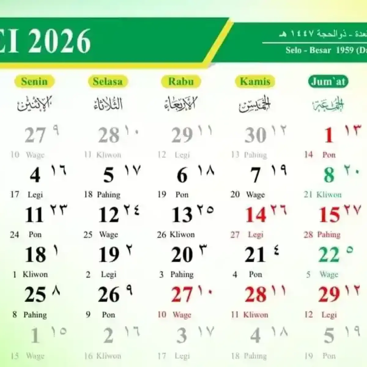 Kalender Hijriah 2026: Pemerintah dan Muhammadiyah Kompak Prediksi Iduladha Jatuh di Akhir Mei