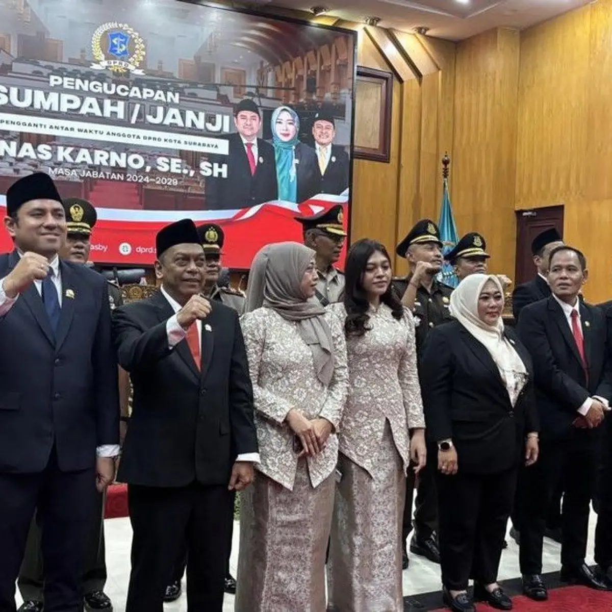 Anas Karno Resmi Duduki Kursi DPRD Surabaya Pasca Wafatnya Adi Sutarwijono
