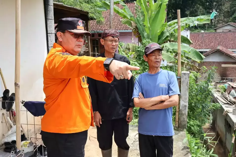 Kepala Pelaksana BPBD Sumedang Bambang Rianto dalam sebuah kegiatan, baru-baru ini. (Beritasatu.com/Istimewa)