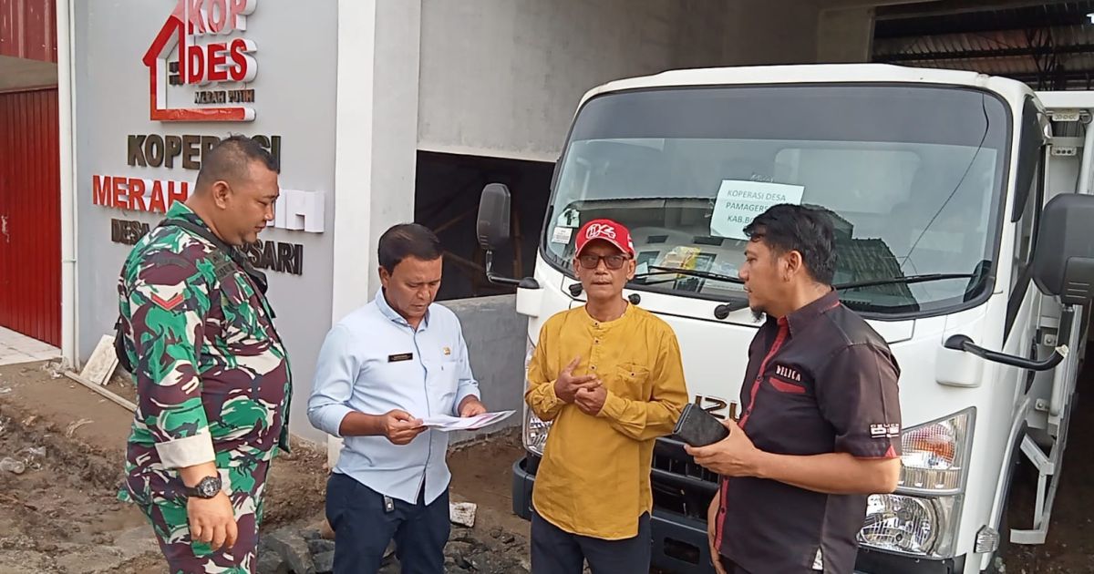Langkah maju untuk desa! Koperasi Merah Putih Pamagersari siap hadirkan layanan terbaik bagi masyarakat. (Dede Surya).