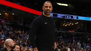 Houston Rockets head coach Ime Udoka. | Petre Thomas-Imagn Images