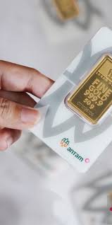 Salah satu produk emas dari PT Aneka Tambang Tbk atau Antam. ANTARA/HO-Antam/pri. (ANTARA/HO-Antam.)