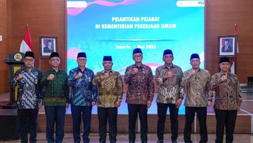 7 Pejabat Eselon I Kementerian PU Dilantik/Foto: Dok. Kementerian PU
