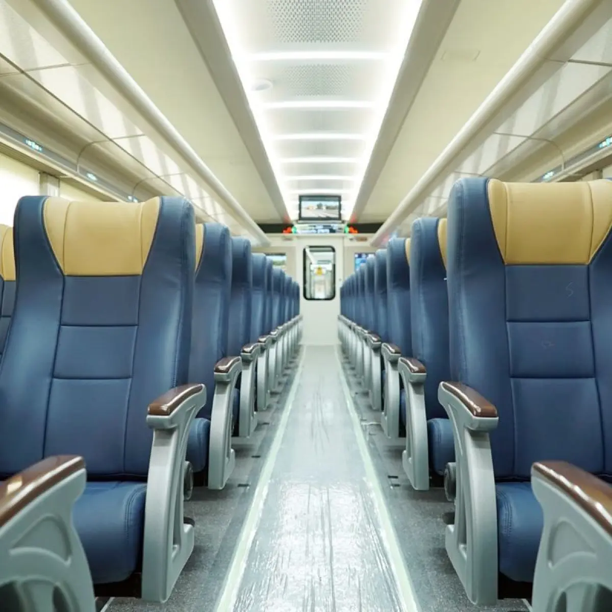 Kereta ekonomi stainless steel new generation. Daftar kereta ekonomi stainless steel new generation. Daftar kereta ekonomi new generation.(PT Kereta Api Indonesia (KAI))