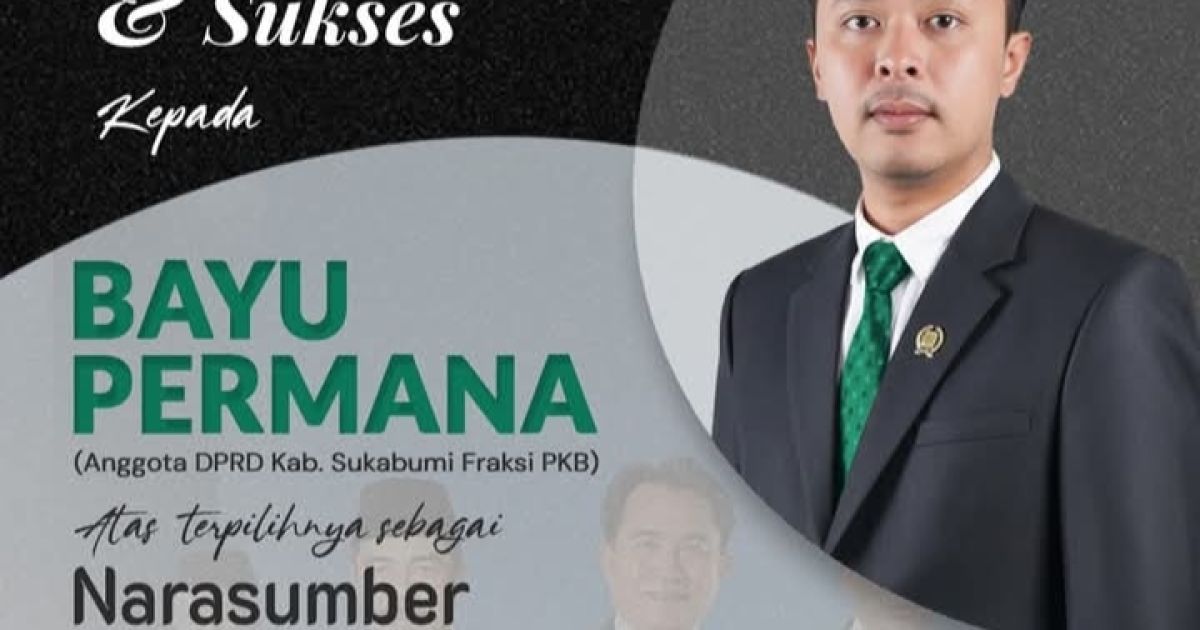 DPRD Kabupaten Sukabumi Sampaikan Apresiasi atas Kiprah Bayu Permana di PPI Institute 2026.