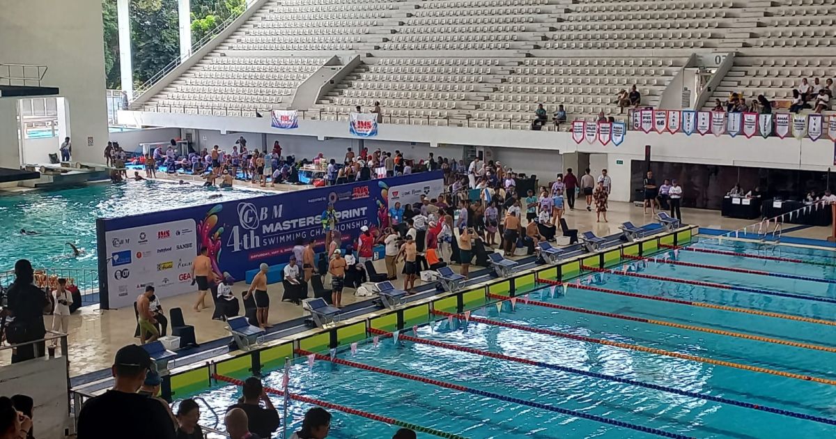 KRESHNA Foundation turut ambil bagian dalam perhelatan 4 Tahun Masters Sprint Swimming Championship yang digelar di Stadion Aquatic GBK Jakarta, Sabtu (2/5/2026)./lek.