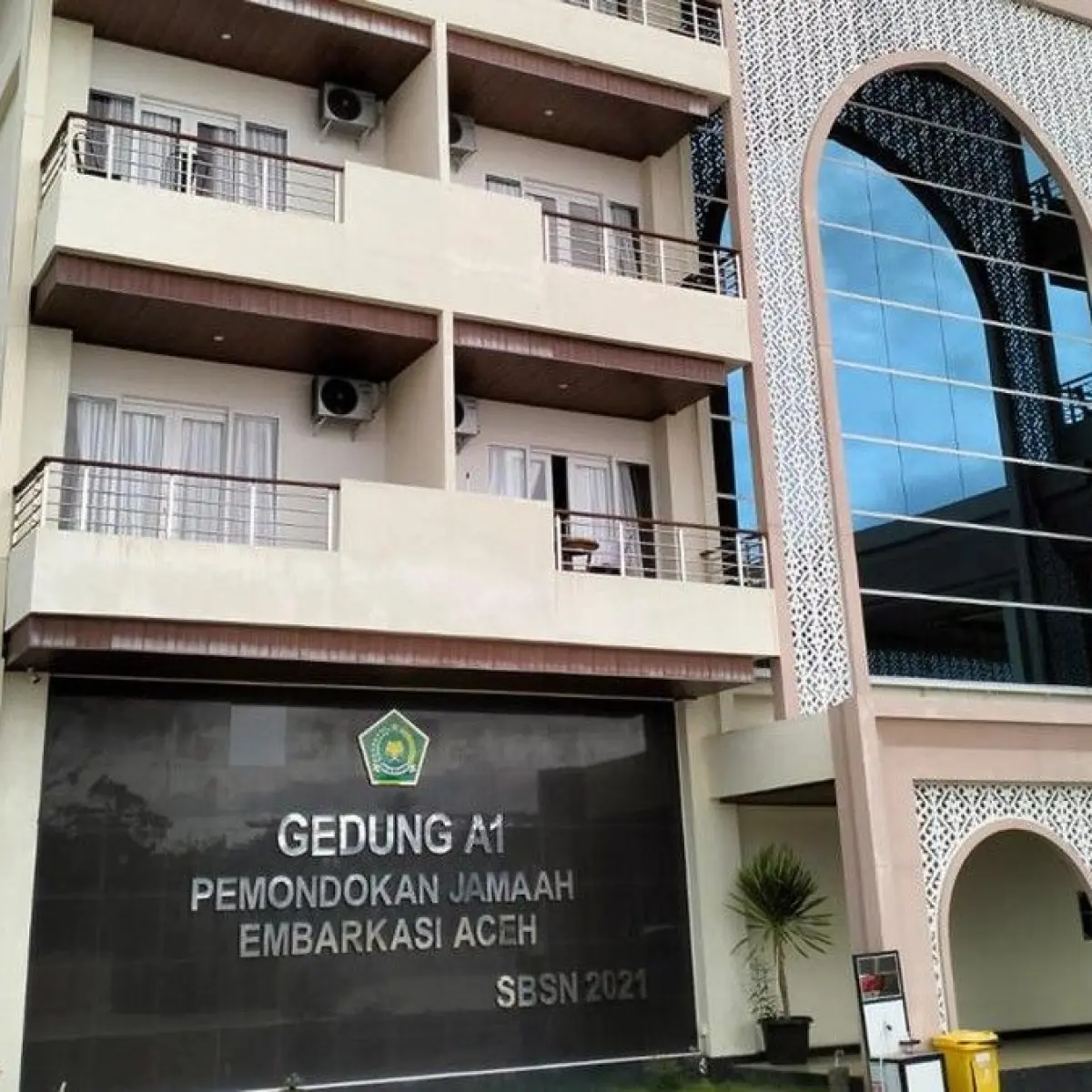 Asrama Haji Embarkasi Aceh. (Foto: Agus Setyadi/detikSumut)