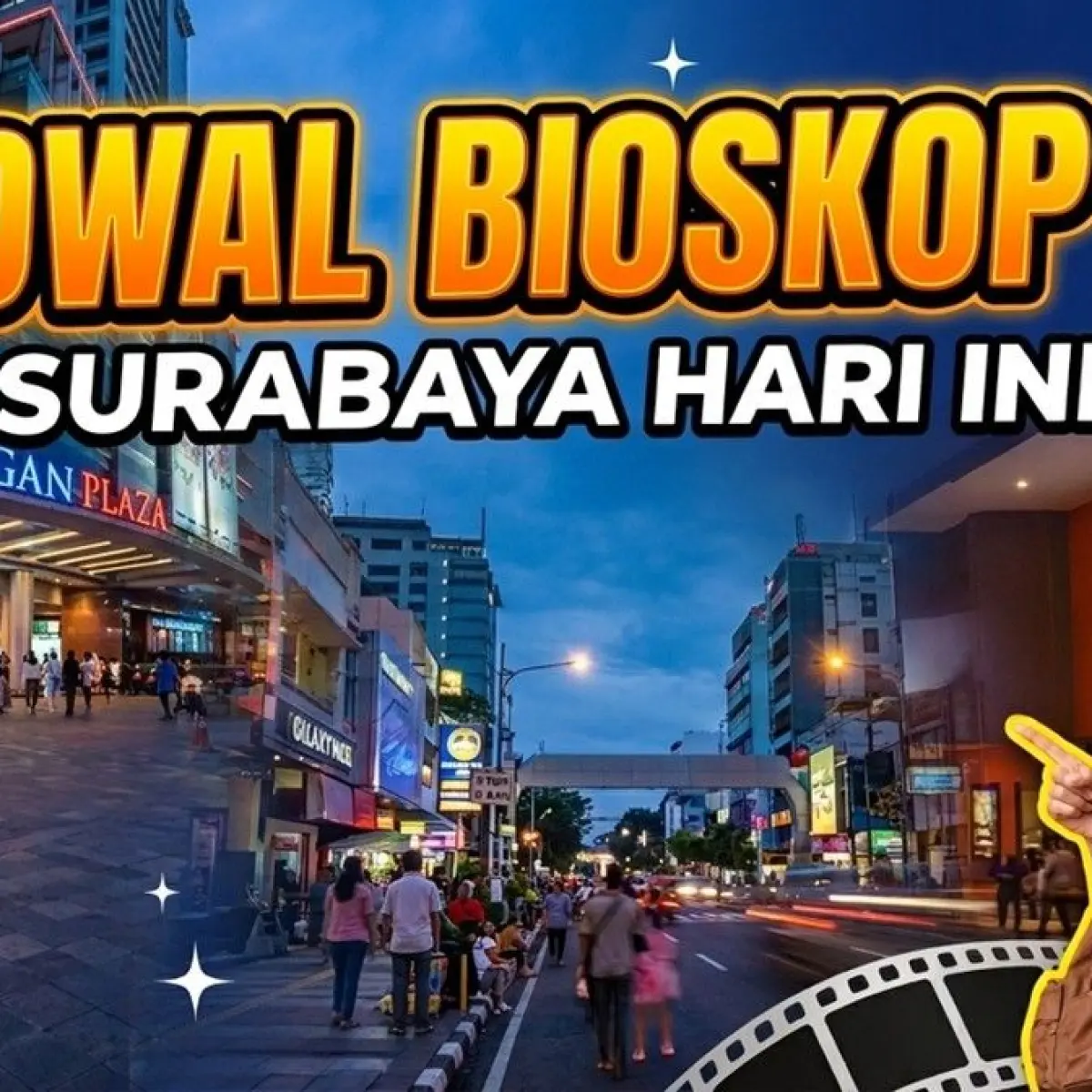 ILUSTRASI. Jadwal bioskop Surabaya hari ini. Foto: Gemini AI