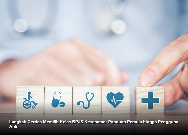 Ilustrasi berbagai pilihan kartu kepesertaan BPJS Kesehatan yang melambangkan tingkatan layanan berbeda.