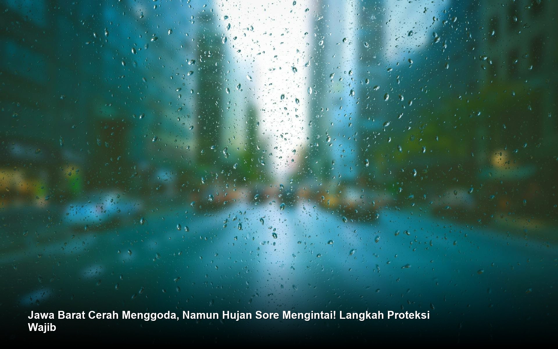 Jawa Barat Cerah Menggoda, Namun Hujan Sore Mengintai! Langkah Proteksi Wajib