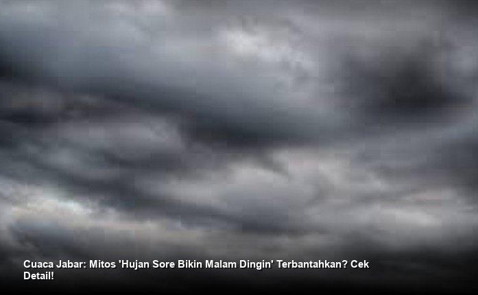 Cuaca Wilayah Jawa Barat dan Sekitarnya