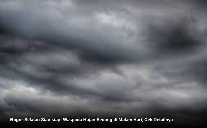 Cuaca Wilayah Kota Bogor dan Sekitarnya