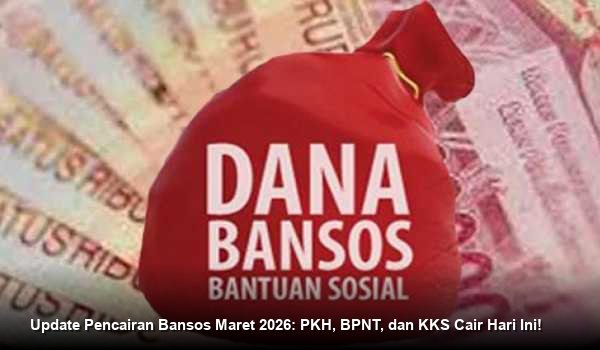 INFO RESMI KEMENSOS - Tampilan website cekbansos.kemensos.go.id di layar ponsel menunjukkan status penerima bantuan sosial.