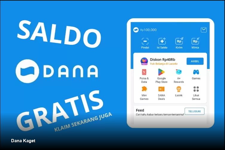 Ilustrasi tangan memegang ponsel yang menampilkan aplikasi dompet digital dengan efek koin emas berjatuhan di sekitarnya.