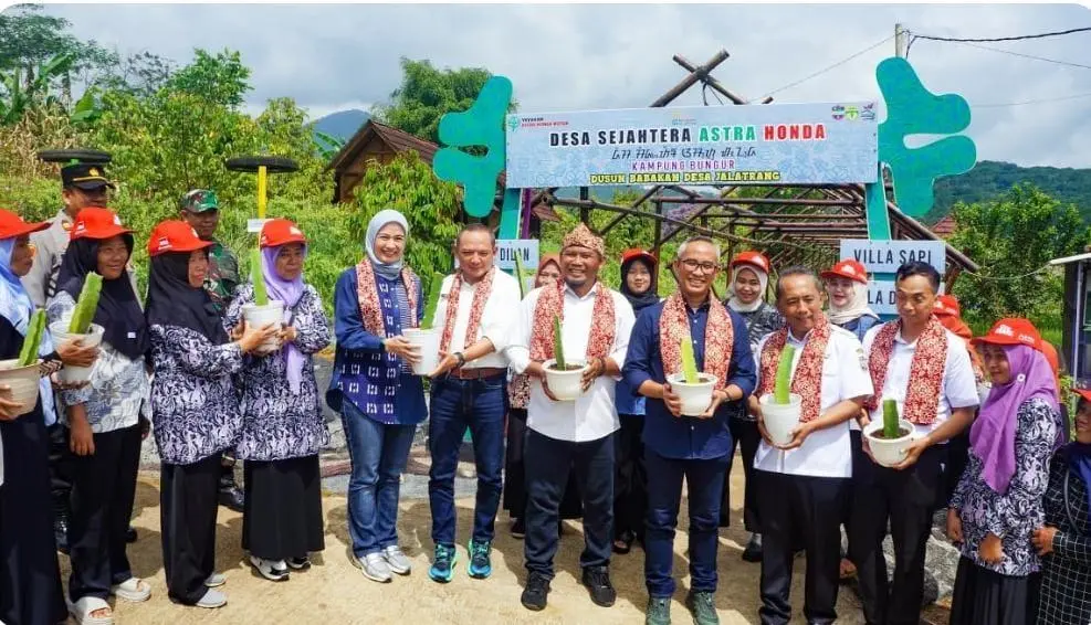 Desa Wisata Jalatrang Ciamis Dikembangkan menjadi Desa Sejahtera Astra Honda oleh Yayasan AHM