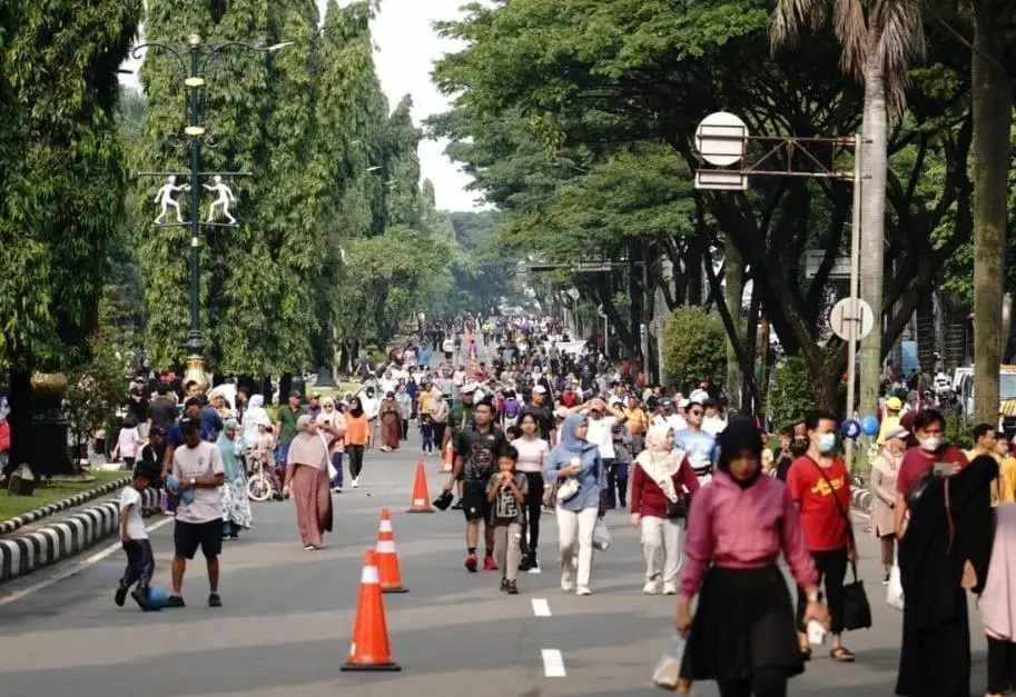 Masyarakat Sambut Baik Penutupan Empat Jalur di CFD Tegar Beriman, Aktivitas Semakin Nyaman dan Aman