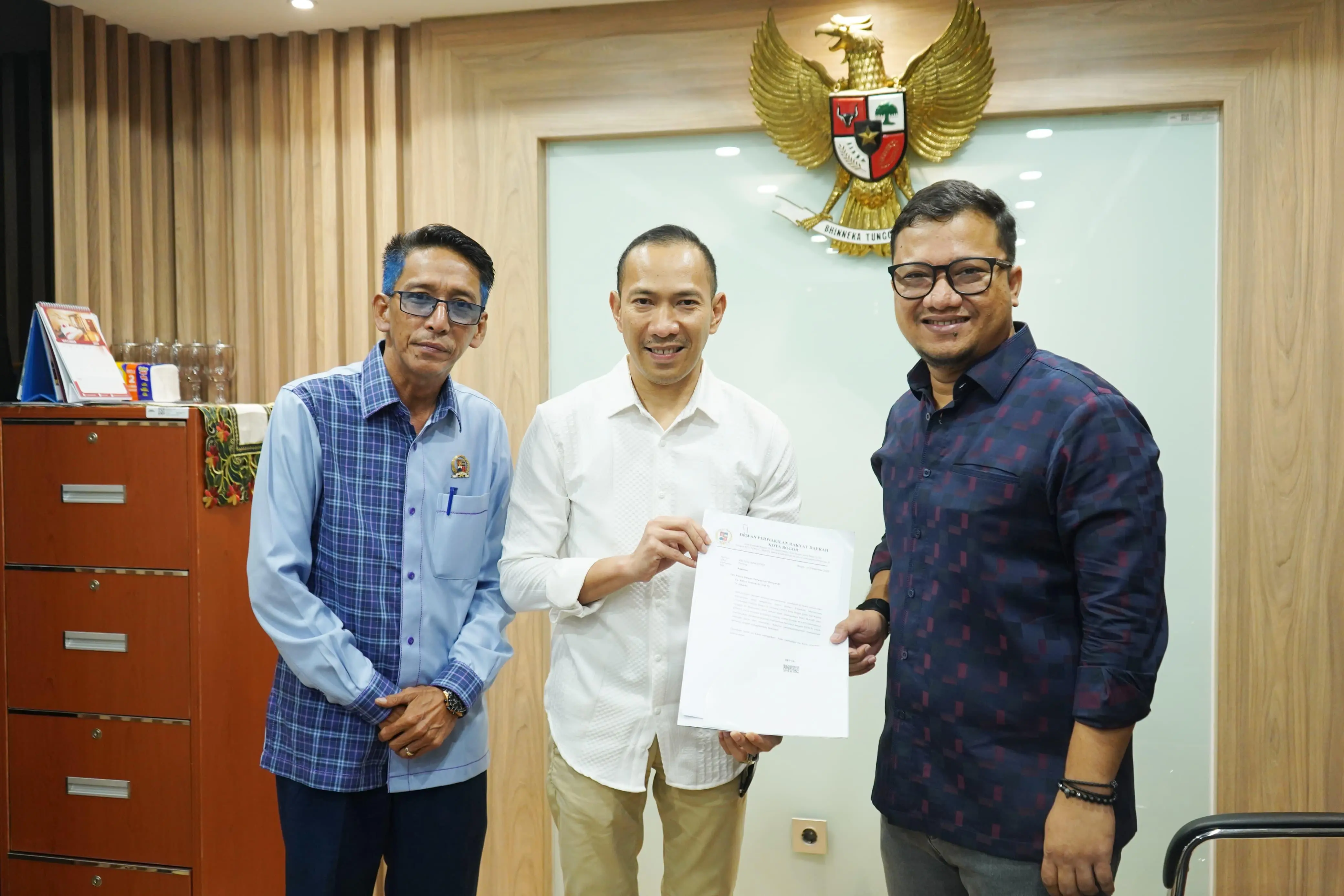 WK I dan Ketua BK DPRD Kota Bogor, Teruskan Aspirasi Masyarakat Kota Bogor ke Pusat