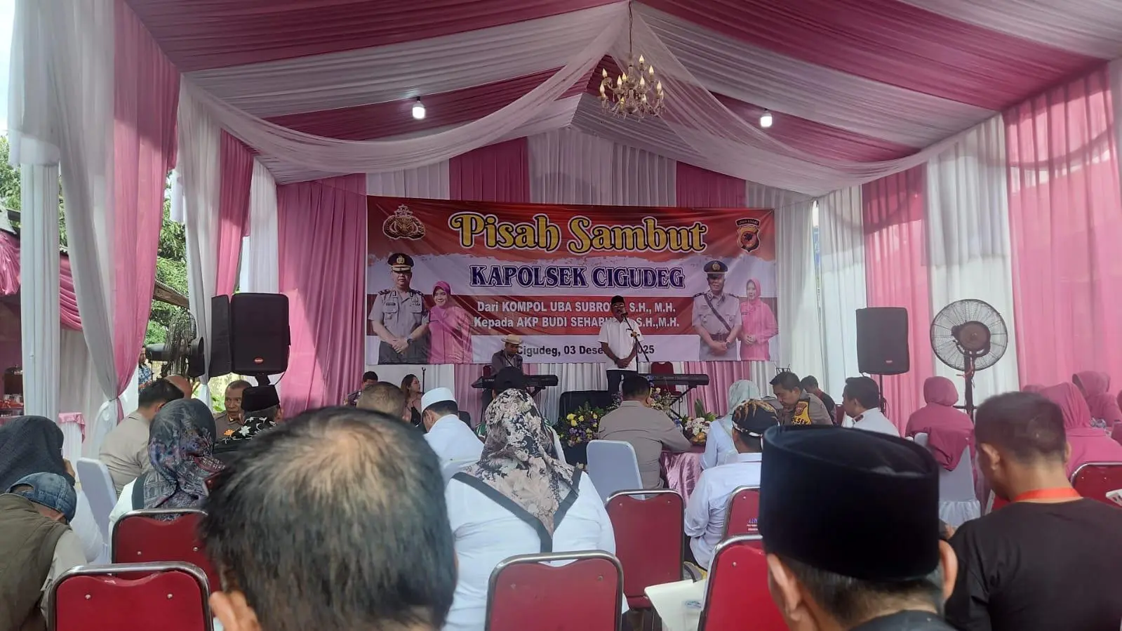 Pisah Sambut Kapolsek, Kompol Uba Subroto dan AKP Budi Sehabudin Disambut Antusiasme 