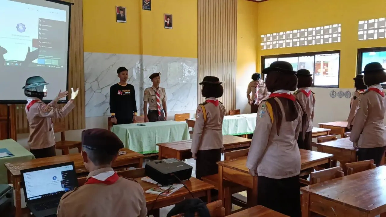 Kontingen Penegak Jampangkulon Ikuti Perkemahan Wira Karya Sukabumi