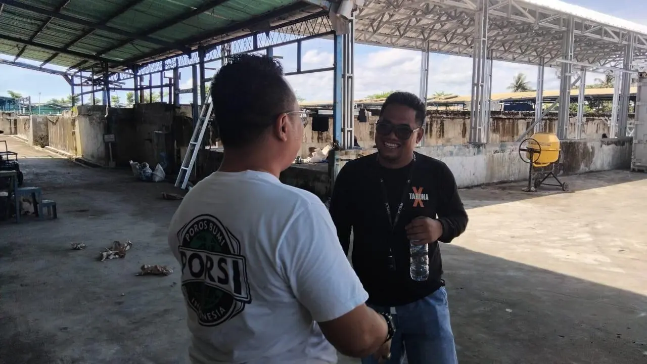 DLH Bersama Aktivis Sidak Dugaan Pelanggaran Tambak Udang di Eks Kolam Sidat