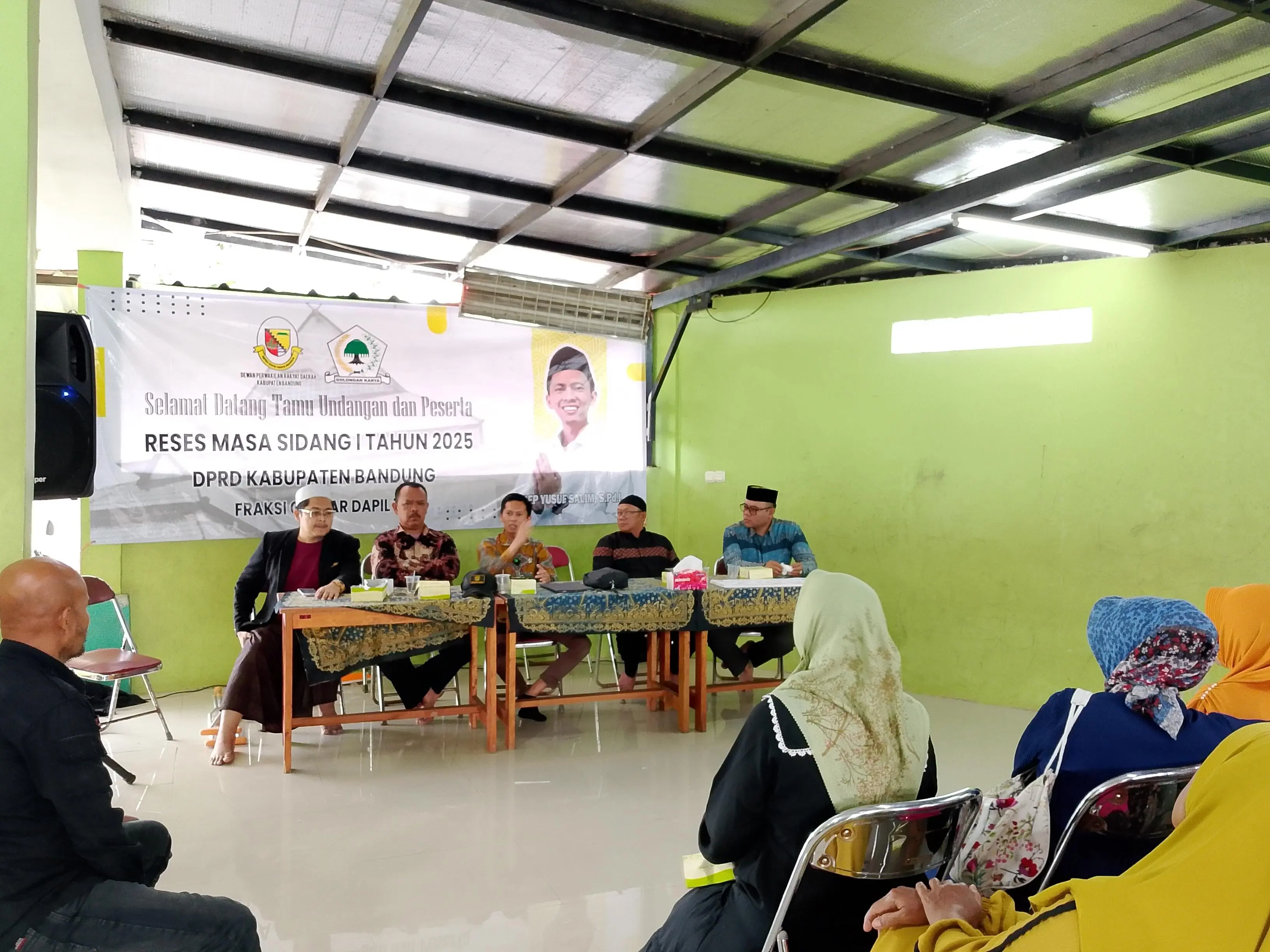 Asep Yusup Salim Serap Aspirasi Warga Cimaung, Soroti Pinjol dan Judi Online yang Marak di Kabupaten Bandung