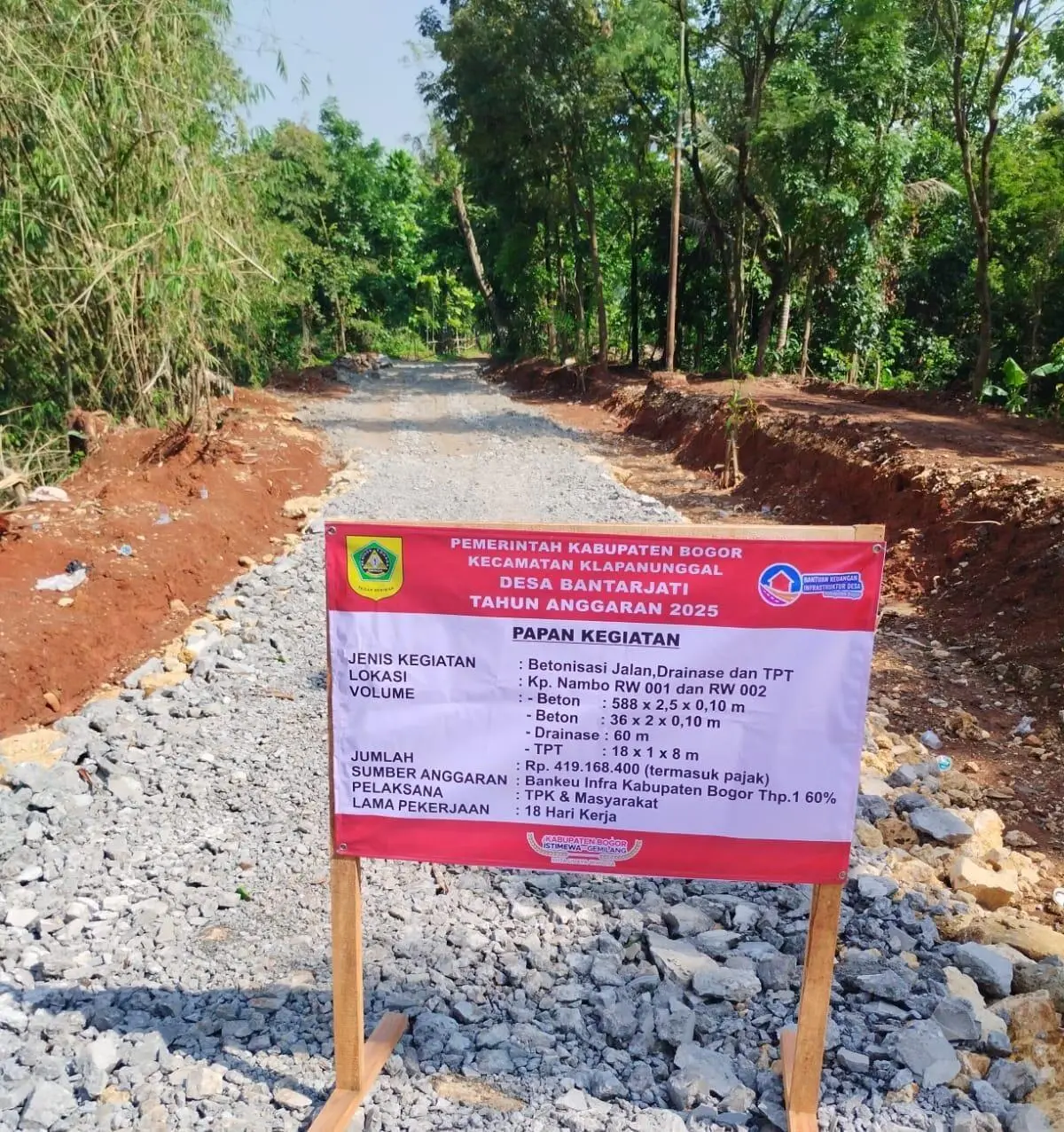 Bantarjati Berbenah: Infrastruktur Desa Sentuh 60 Persen