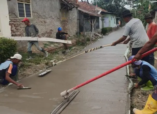 Pemkab Indramayu Gercep, Rehabilitasi Jalan Desa Cangkingan Kini Jadi Mulus